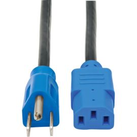 EATON TRIPP LITE SERIES DESKTOP COMPUTER AC POWER CABLE, NEMA 5-15P TO C13 - 10A