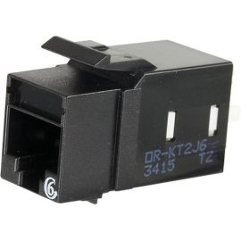 KT2 KEYSTONE CAT6 JACK BLACK