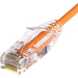 UNC CAT6A SLIM PATCH CABLE 25 FT ORANGE
