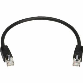 Eaton Tripp Lite Series Cat8 40G Snagless SSTP Ethernet Cable (RJ45 M/M), PoE, Black, 1 ft. (0.3 m)