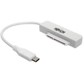 Tripp Lite by Eaton USB 3.2 Gen 2 (10 Gbps) USB-C to SATA III Adapter Cable with UASP 2.5 in. SATA Hard Drives Thunderbolt 3 Compatible White