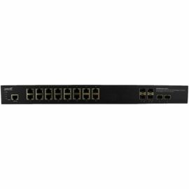 Transition Networks Managed Hardened Gigabit Ethernet PoE+ Rack Mountable Switch