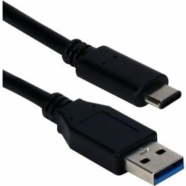 QVS 3-Meter USB-C to USB-A 3.2 5Gbps 60-Watts Sync & Power Cable