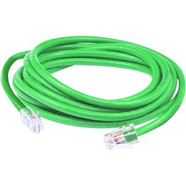 ADDON 15FT RJ-45 (MALE) TO RJ-45 (MALE) GREEN CAT5E UTP PVC COPPER PATCH CABLE