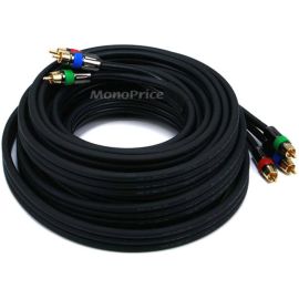 CL2 3-RCA COAXIAL (RG-6/U) - BLACK 25FT