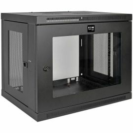 9U WALL MOUNT RACK ENCLOSURE SERVER CABINET W GLASS ACRYLIC DOOR