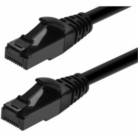 MONOPRICE CAT6A 5FT BLACK FLEXIBLE TPE PATCH CABLE_ UTP_ 24AWG_ 500MHZ_ PURE BAR