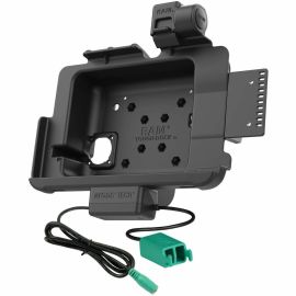 RAM Mounts Tough-Dock Power + Dual USB with Latch for Zebra ET4x 10