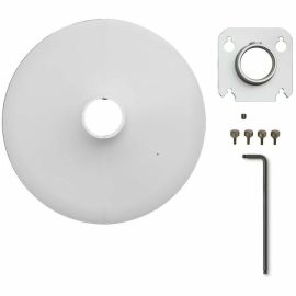 1.5 POLE MOUNT KIT, MXA901 ROUND, WHT