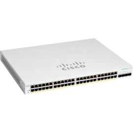 CBS220 SMART 48-PORT GE, POE, 4X10G SFP+ REMANUFACTURED
