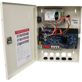 6 CH. WALL-MOUNT HYBRID RECORDER, 4TB, NDAA
