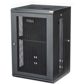 StarTech.com 4-Post 18U Wall Mount Network Cabinet, 19