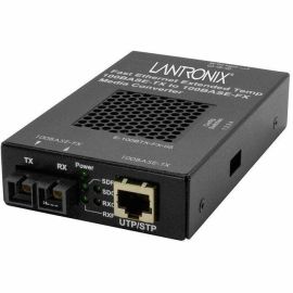100MBS TX TO FX HIGH TEMP CONV (SC-HT) W/UK PS