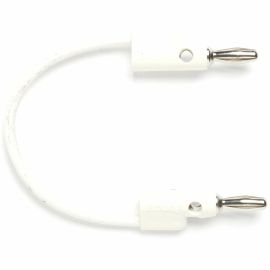 Pomona Banana Plug Patch Cord (White)