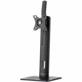 StarTech.com Free Standing Single Monitor Mount, Height Adjustable Ergonomic Monitor Desk Stand, For VESA Mount Displays up to 32