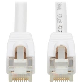 Eaton Tripp Lite Series Safe-IT Cat6a 10G Snagless Antibacterial S/FTP Ethernet Cable (RJ45 M/M), PoE, White, 20 ft. (6.09 m)