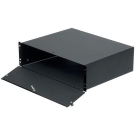 3U LOCKABLE RACKMOUNT BOX 14IN DEPTH WITH HINGED DOOR