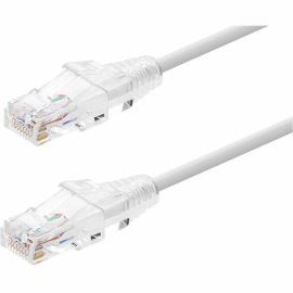 MONOPRICE SLIMRUN CAT6 ETHERNET PATCH CABLE_ SNAGLESS RJ45_ STRANDED_ 550MHZ_ UT