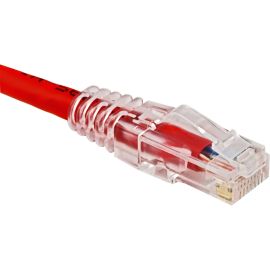 10FT CAT 5E RED RJ45 SNAGLESS NETWORK PATCH CABLE - 10 FT RJ45 M/M CATEGORY 5E 3