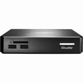 SHUTTLE XPC NANO NS02AV2 0.57L ANDROID NANO FANLESS MEDIA PLAYER W/DIGITAL SIGNA