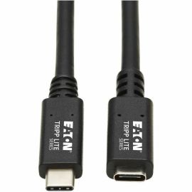 Tripp Lite by Eaton USB-C Extension Cable (M/F) - USB 3.2 Gen 1 (5 Gbps) Thunderbolt 3 Compatible Black 3 ft. (0.91 m)