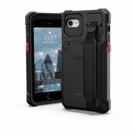 UAG RUGGED WORKFLOW BATTERY CASE FOR IPHONE SE / 8 - BLACK