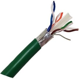 1000FT GREEN CAT6 550MHZ SOLID FTP CABLE