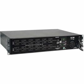 Tripp Lite by Eaton PDU 2.9kW Single-Phase Local Metered Automatic Transfer Switch PDU 2 120V L5-30P Inputs 24 5-15/20R & 1 L5-30R Outputs 2U TAA