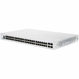 CBS250 SMART 48-PORT GE, PARTIAL POE,4X1G SFP REMANUFACTURED