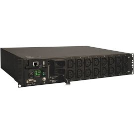 Tripp Lite by Eaton PDU 7.4kW Single-Phase Switched PDU LX Interface 230V Outlets (16-C13) IEC-309 Blue 230V 32A 3.6m Cord 2U Rack-Mount TAA