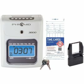 PYRAMID TIME CLOCK, MODEL 3800