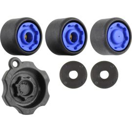 RAM MIXED COMBINATION PIN-LOCK SECURITY KIT FOR DOUBLE SWING ARMS FOUND ON RAM V