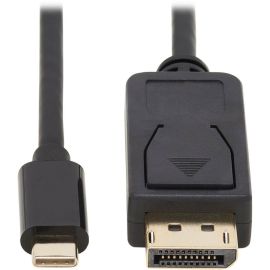 Eaton Tripp Lite Series USB-C to DisplayPort Bi-Directional Active Adapter Cable (M/M), 4K 60 Hz, HDR, Locking DP Connector, 10 ft. (3.1 m)