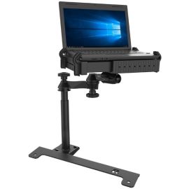RAM NO-DRILL LAPTOP MOUNT WITH SWING ARM FOR 2019 CHEVY ALL NEW SILVERADO AND GM