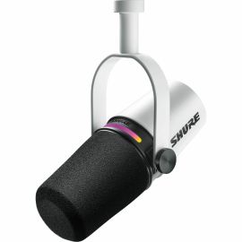 DUAL-OUTPUT CARDIOID DYNAMIC MICROPHONE, WHITE