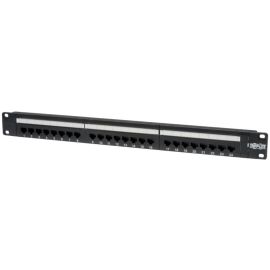 Tripp Lite by Eaton 24-Port Cat6 Cat5 Patch Panel Rackmount 110 Punch Down RJ45 Ethernet 1URM