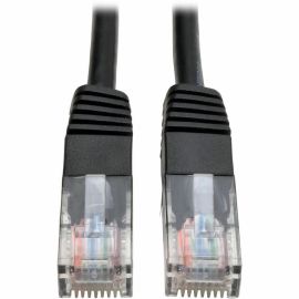 Eaton Tripp Lite Series Cat5e 350 MHz Molded (UTP) Ethernet Cable (RJ45 M/M), PoE - Black, 25 ft. (7.62 m)
