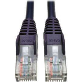 Eaton Tripp Lite Series Cat5e 350 MHz Snagless Molded (UTP) Ethernet Cable (RJ45 M/M), PoE - Purple, 3 ft. (0.91 m)