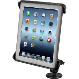 RAM FLAT SURFACE MOUNT WITH TAB-TITE UNIVERSAL SPRING LOADED CRADLE FOR THE APPL