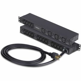 20-OUTLET RACKMOUNT PDU 1U SERVER POWER STRIP/UNIT - 240V/15A