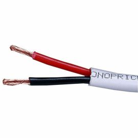 MONOPRICE SPEAKER WIRE  CL2 RATED  2-CONDUCTOR  18AWG  500FT  WHITE