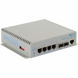 10/100/1000 4XRJ-45 POE SWITCH 100W BT MGT 1G 2XSFP -40 TO 60C AC