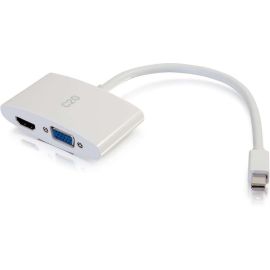 8IN MINI DISPLAYPORT MALE TO 4K HDMI OR VGA FEMALE ADAPTER CONVERTER