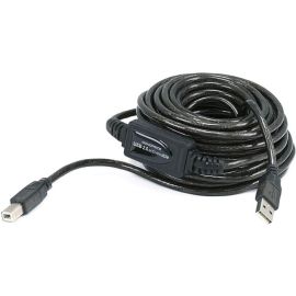 33FT 10M USB 2.0 A MALE TO B MALE ACTIVE CABLE
