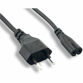 MONOPRICE POWER CORD - CEE 7/16 (EUROPLUG) TO IEC 60320 C7 (NON-POLARIZED)_ 18AW