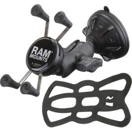 RAM COMPOSITE TWIST LOCK SUCTION CUP MOUNT WITH SHORT DOUBLE SOCKET ARM & UNIVER