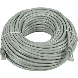 CAT6 UTP NETWORK CABLE_ 100FT GRAY