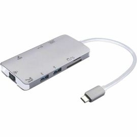 VP6920-2 USB-C MINI DOCKING STATION, HDMI, 3 X USB-A, SD/MICRO SD, GBE, 100W PD