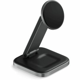 2-IN-1 FOLDABLE QI2 WIRELESS CHARGING STAND (SPACE GRAY)