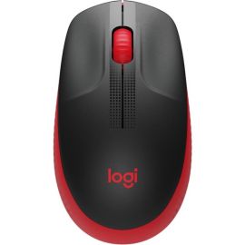 LOGITECH M190 FULL-SIZE WIRELESS MOUSE RED